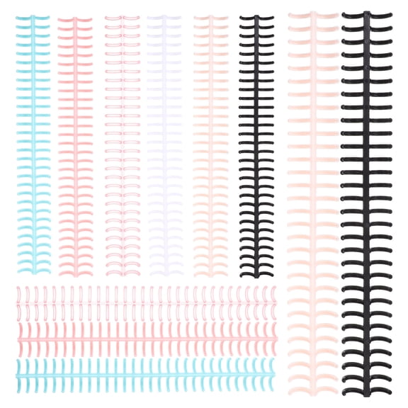 BESTYASH 12Pcs Plastic Notebook Binding Spirals with Assorted Colors for Office Loose Leaf Use