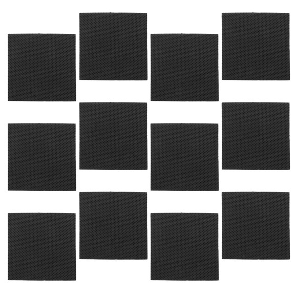 BESTYASH 12Pcs Billiard Table Leveling Feet Black Cuttable Pads for Pool Table Hardware Accessories