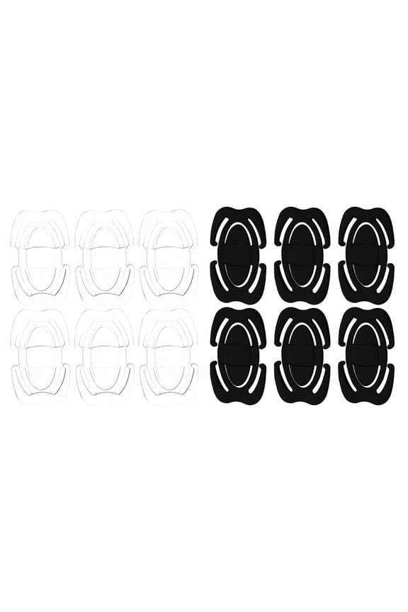 12Pcs Clear Bra Clips with Invisible Design for Secure Bra Strap Holders and Back Support