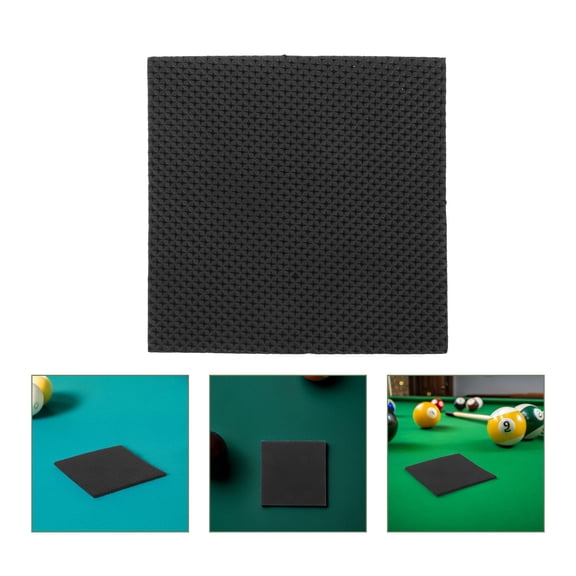 BESTYASH 12Pcs Cuttable Black Billiard Table Leg Levelers for Pool Table Stability and Noise Reduction