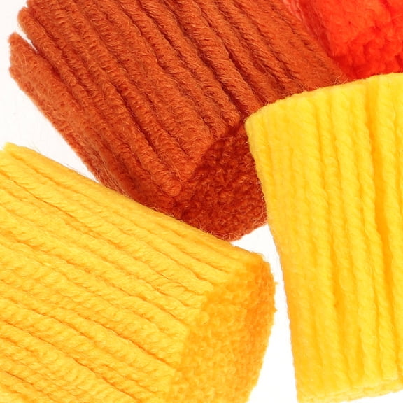 BESTYASH 12Pcs Acrylic Fiber Yarn for Tufting Rugs DIY Craft Assorted Colors