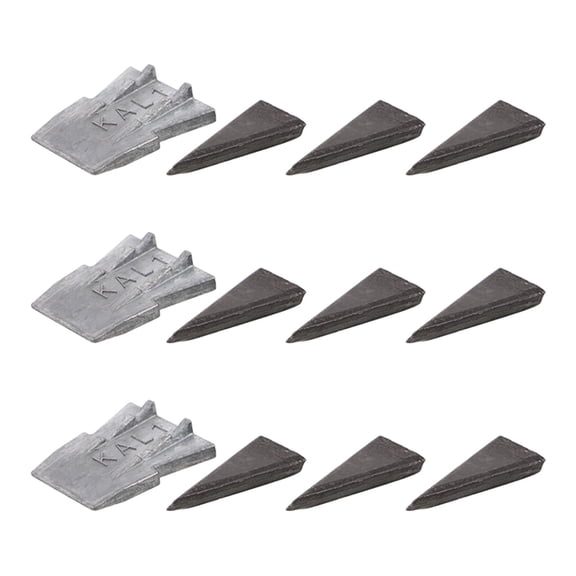 BESTYASH 12Pcs Hammer Handle Metal Wedges for Tool Repair with Easy Installation and Stable Construction