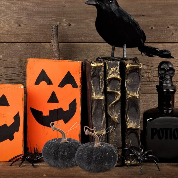 BESTYASH 12Pcs Artificial Pumpkins Autumn Decoration Assorted Color for Festive Pumpkin Table Display