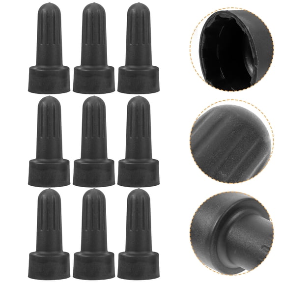 BESTYASH 12Pcs Lamp Shade Socket Ring Wrench Black Durable Tool for Lamp Fixing and Repair