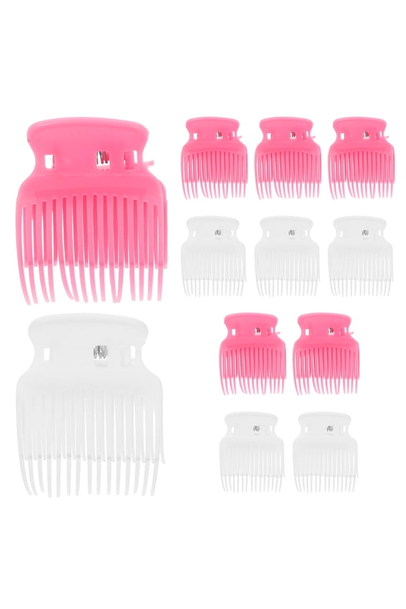 12-Pack Lightweight Hair Styling Curler Clips with for Travel and Daily Use