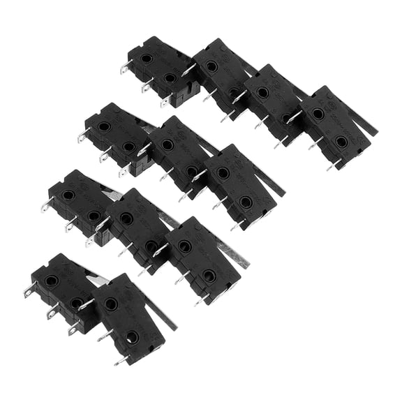 BESTYASH 12Pcs Limit Switch Waterproof Plastic Momentary Toys