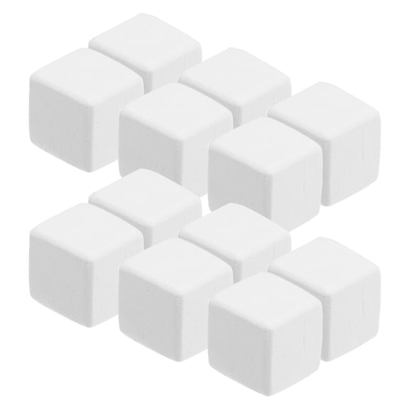BESTYASH 12Pcs Natural White Pet Mineral Block Reptile Accessory for Digestion and Immune Support