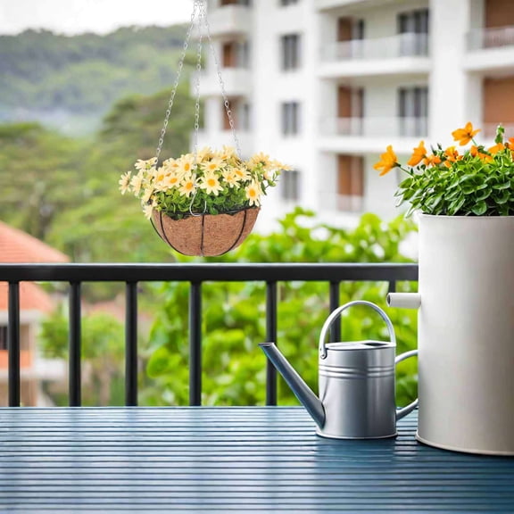 BESTYASH 12Pcs Rust Resistant Iron Hanging Chains for Indoor Plant Hangers and Bird Feeders