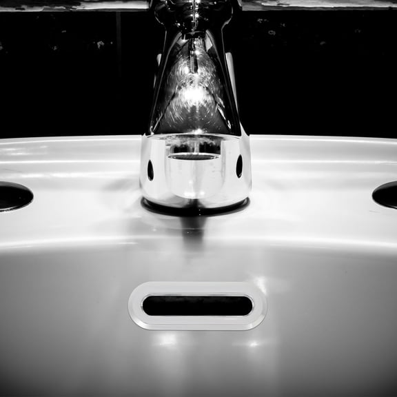 BESTYASH 12Pcs Sink Overflow Cap Silver ABS for Kitchen Sink and Bathroom Vanity Prevent Overflow