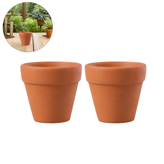 BESTYASH Set of 12 Small Terracotta Pots for and Cacti with Clay Finish, Ideal for Indoor and Outdoor Plants