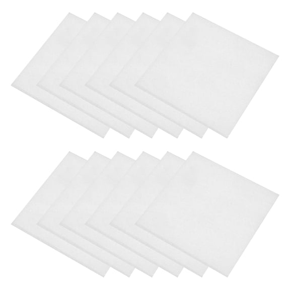 BESTYASH 12Pcs Sound Absorbing Acoustic Wall Panels White Foam for Noise Control and Reflection