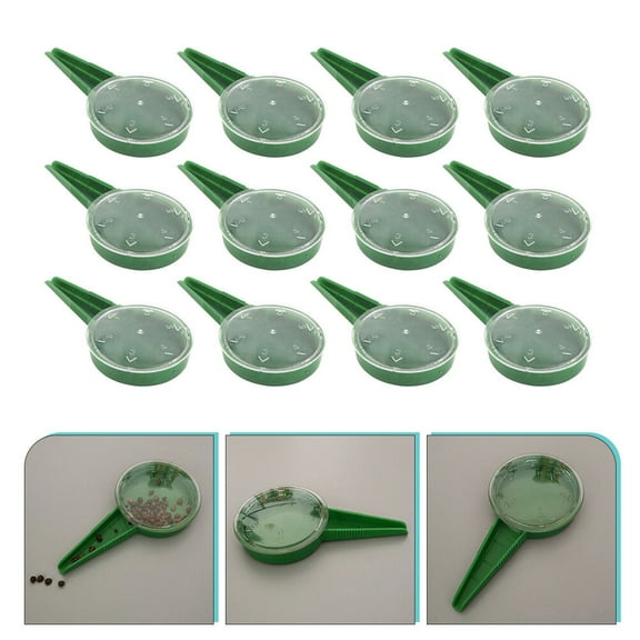 BESTYASH 12-Piece Handheld Seed Spreader Set for Gardening and Sowing Seeds, Easy to Use
