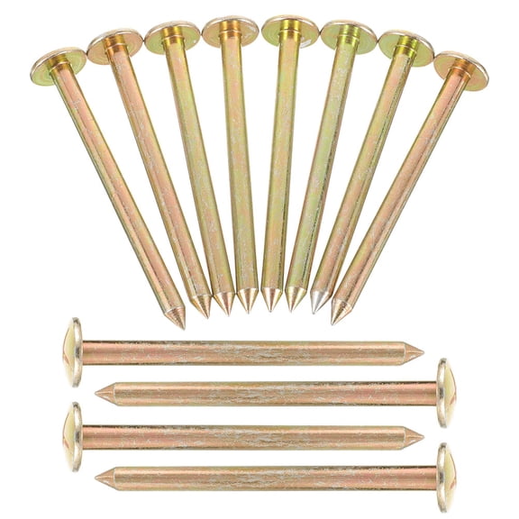 BESTYASH 12Pcs Stainless Steel Property Line Markers with Sharp Tips for Outdoor Garden Fixing and Landscaping