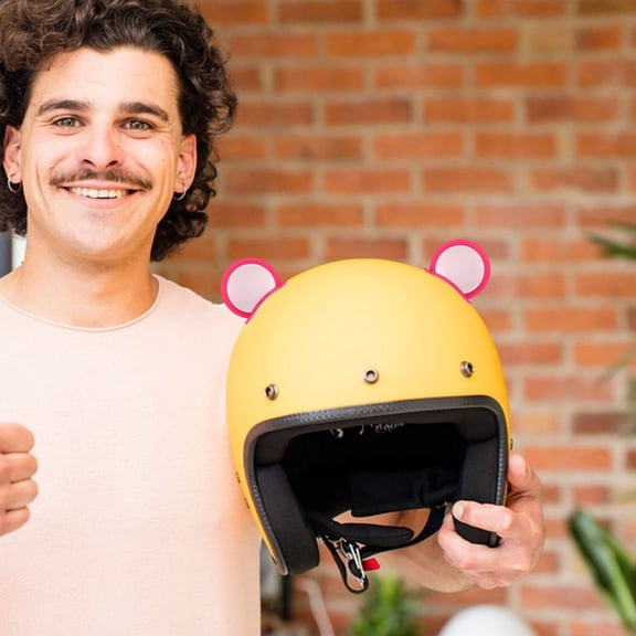 BESTYASH 12Pcs Weather Resistant Bear Ear Stickers for Electric Bike and Scooter