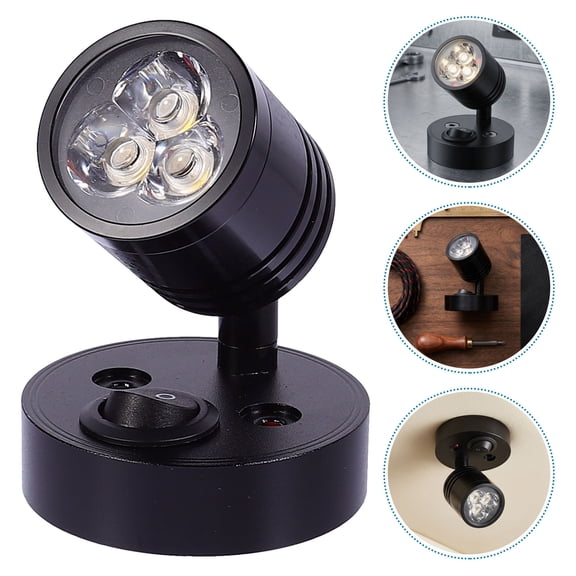 BESTYASH 12V Dc LED Ceiling Light Fixture for Rv and Camper Interior with Multiangle Adjustable Lighting