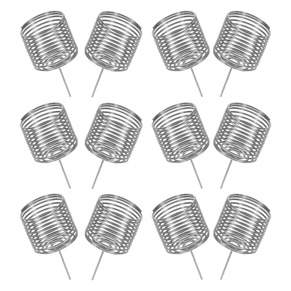 BESTYASH 12pcs Convenient Fertilization Stainless Steel Mesh Baskets for Succulent Plants in Garden