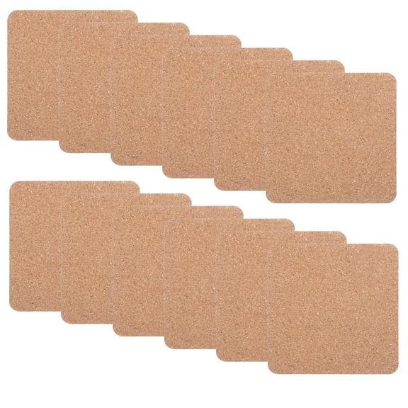 BESTYASH 12pcs Desktop Coasters for Insulation in Dining Table Accessories with Cork