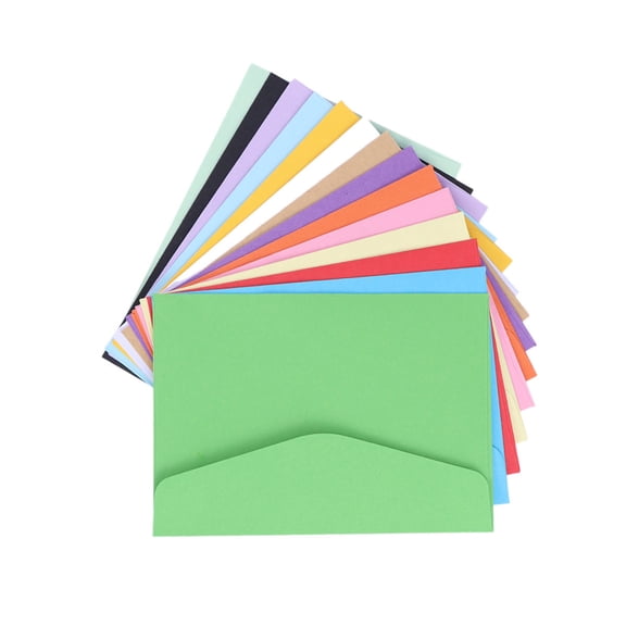 BESTYASH 140pcs Small Flap Envelopes for Library Cards and General Use, and Convenient