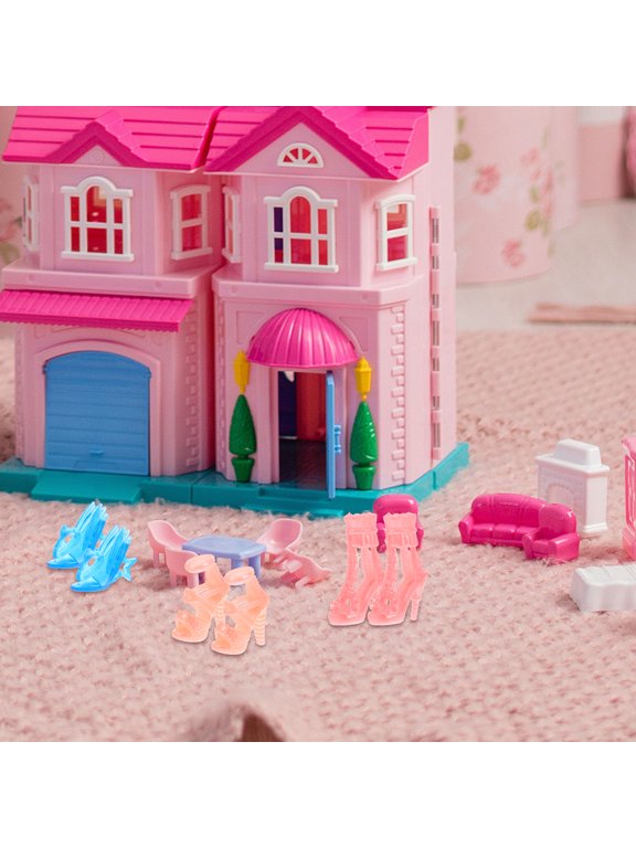 15 Pairs Assorted Color Miniature Shoes Toy Set for Educational Play and Mini House Decoration Accessories