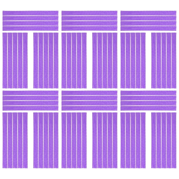 BESTYASH 150Pcs Makeup Brush Mesh Protective Covers Purple Reusable Expandable Sleeves