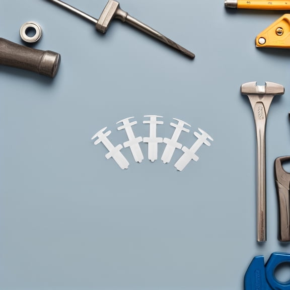 BESTYASH 150Pcs Weather Resistant White Plastic Push Rivets for Automotive Door Panel and Bumper Repair