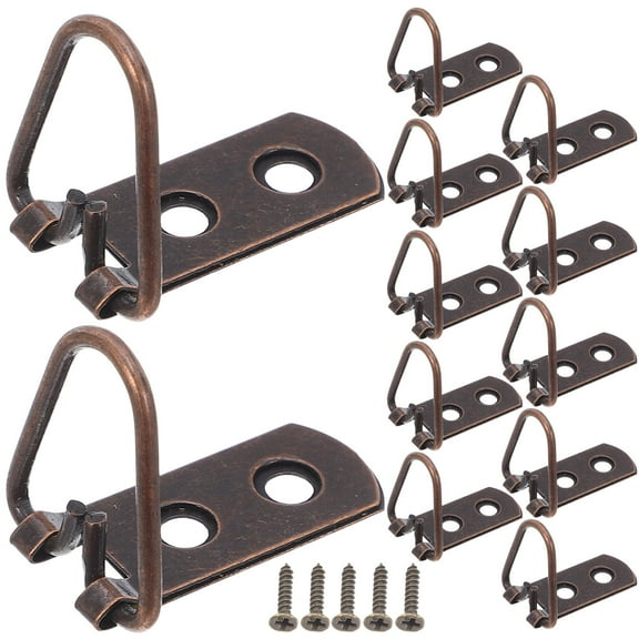 BESTYASH 15Pcs Picture Frame Hanging Hooks Heavy Duty Brass for Wall Mounting