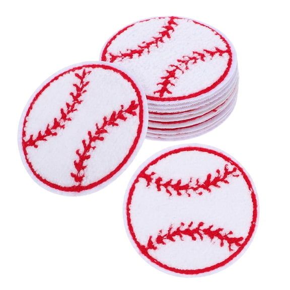 BESTYASH 15Pcs Decorative Baseball Iron on Patches for Clothes Jackets Hats and Backpack Accessories