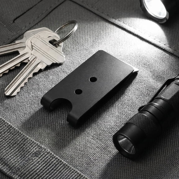 BESTYASH Durable Metal Belt Clip, Black, Universal Fit for Phone Case and Pouch, 15Pcs