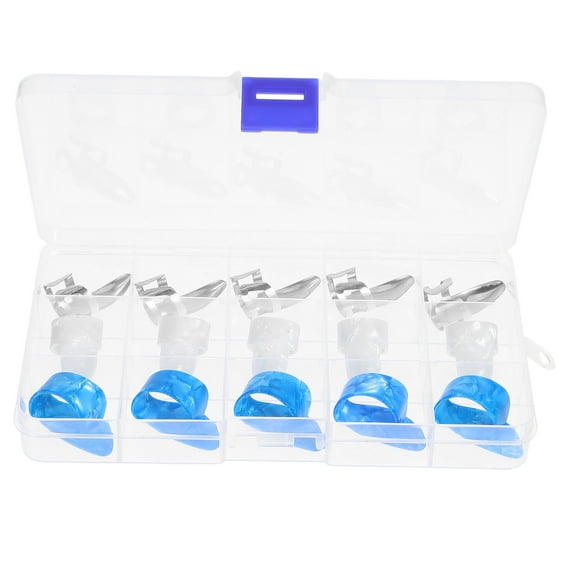 BESTYASH 15Pcs Guitar Thumb Picks in Assorted Color for Professional Needs