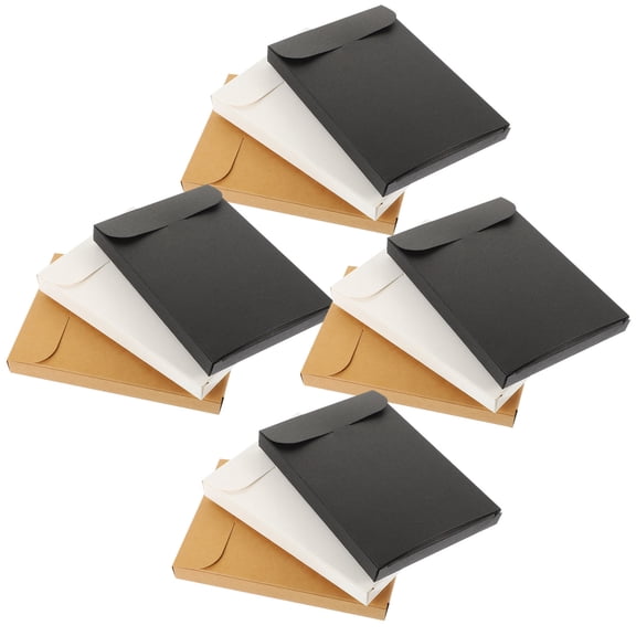 BESTYASH 15Pcs Multi Use Paper Envelope Box for Postcard Storage Lightweight and Easy to Assemble