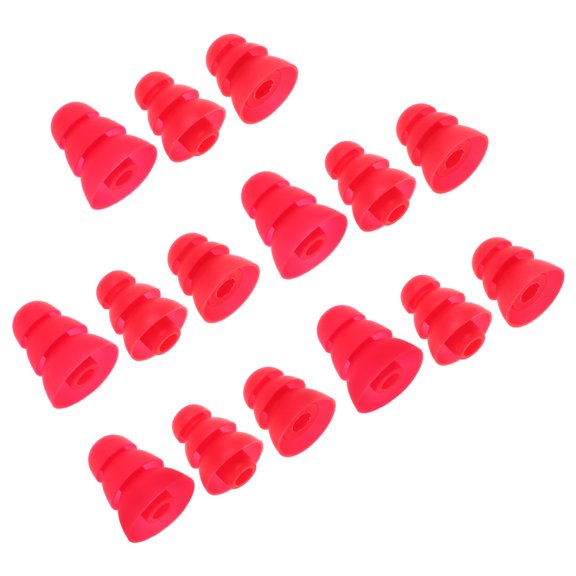 BESTYASH 15Pcs Soft Silicone Earbud Sleeve Replacement Tips for Earphone Noise Isolation