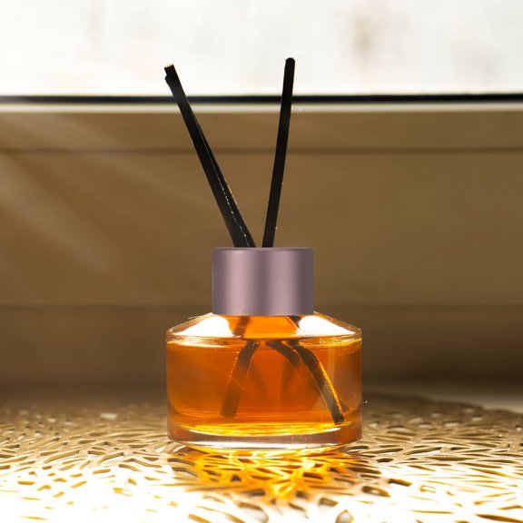 BESTYASH 15Pcs Replacement Reed Diffuser Jar Lids Crafted from Aluminum and Plastic in Coffee Color