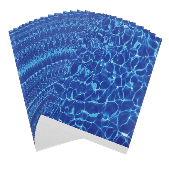 BESTYASH Adhesive Water Stickers Lifelike Stream for Diorama and Train Models 15Pcs