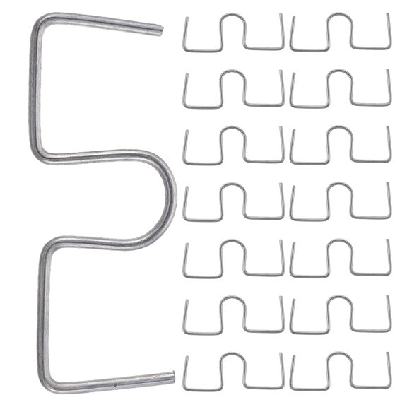 BESTYASH 15Pcs Tree Branch Puller Tool Plated Silver for Garden Use with Durable Limb Spreader Clips