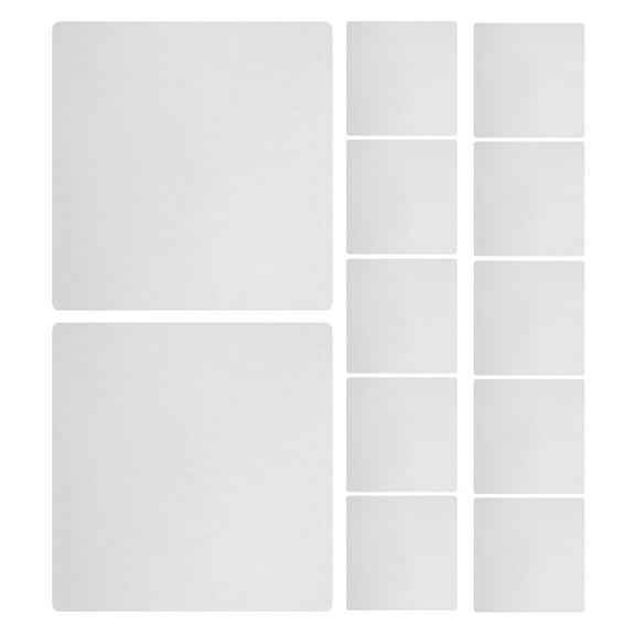 BESTYASH 15Pcs Large White Qualitative Filter Papers for Laboratory Experiments