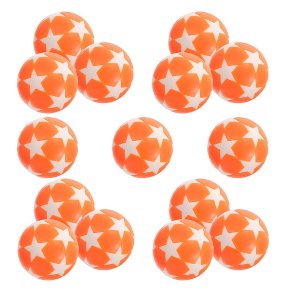 BESTYASH 15pcs Foosball Balls Replacement Plastic Small Footballs Orange Families Art Projects for Fan Gear