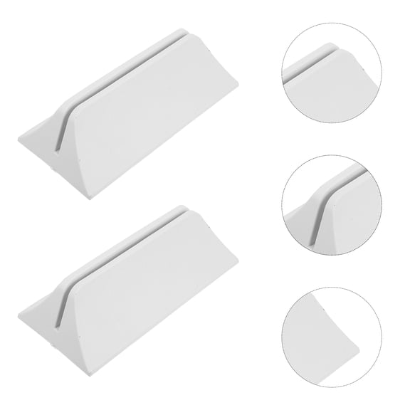 BESTYASH 16Pcs Workstation Privacy Panel Clip White Plastic Adjustable Holder for Desk Divider with Flexible Placement