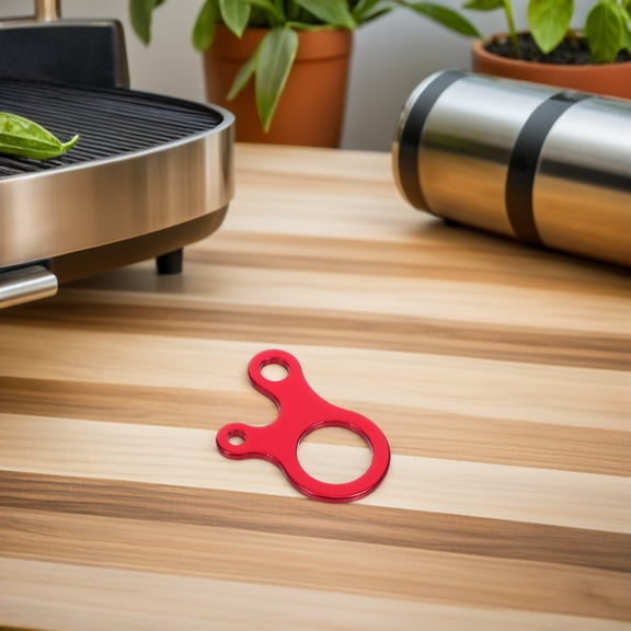 BESTYASH 18Pcs Tent Rope Tensioners in Red Aluminum for Enhanced Wind Resistance and Stability