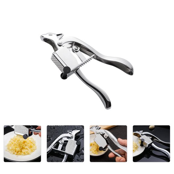 BESTYASH 1PC Squirrel-Shaped Garlic Masher Tool Zinc Alloy for Home Cooking and Kitchen Use