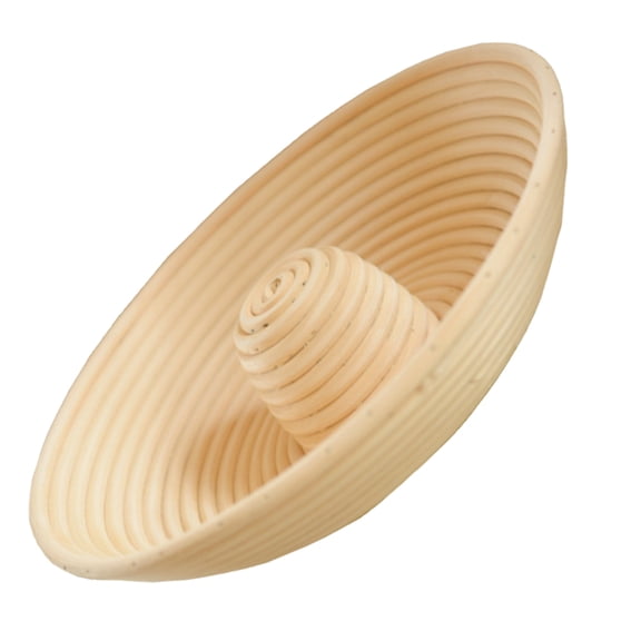 BESTYASH 1-Pack Natural Rattan Bread Proofing Basket for Baking and Fermentation, Ideal for Novice Cooking