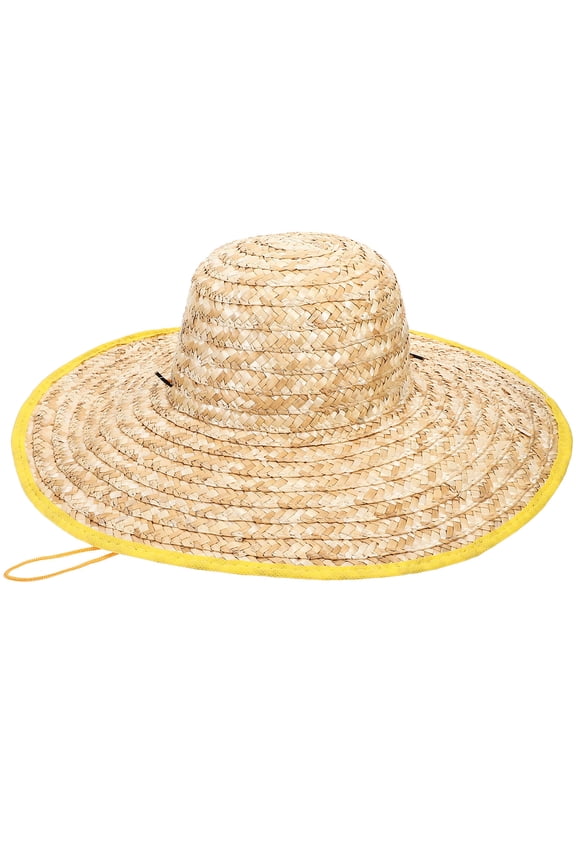 1Pack Large Brim Hat For Ladies Wide Brim Protection Straw Summer Vacations