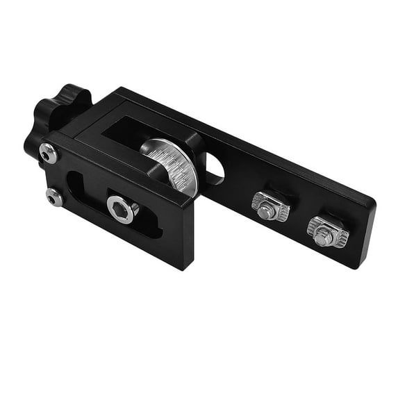 BESTYASH 1-Pack Black Aluminum Alloy Printer Parts Tensioner for 3D Printing Performance