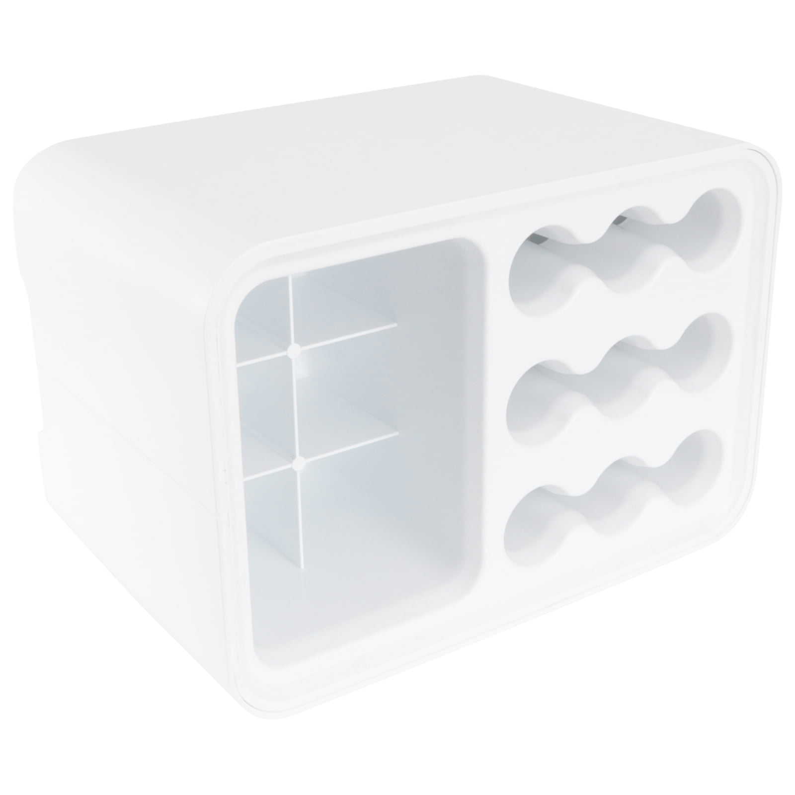BESTYASH 1Pack Tall Umbrella Stand Holder White for Lightweight Items Storage
