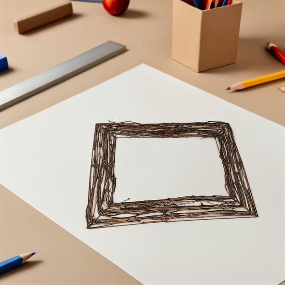 BESTYASH 1-Pack Light Brown Wreath Base for Holiday Crafting and Decorative Projects