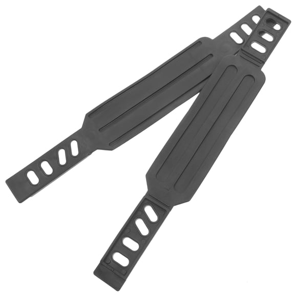 BESTYASH 1Pair Black Adjustable Gym Cycle Pedal Straps with Strong Tear Resistant Plastic Material