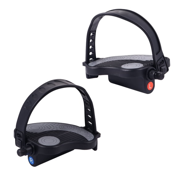 BESTYASH 1Pair Bike Pedal with Strap for Long Time Ride Comfort Featuring Sealed Water Resistant Bearings