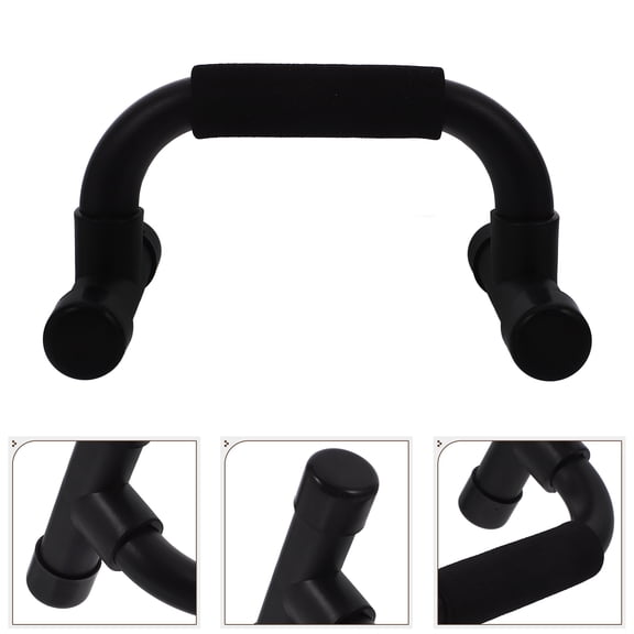 BESTYASH 1Pair Black Pushup Handles with Anti Slip Grip Sturdy Engineering Plastic Material