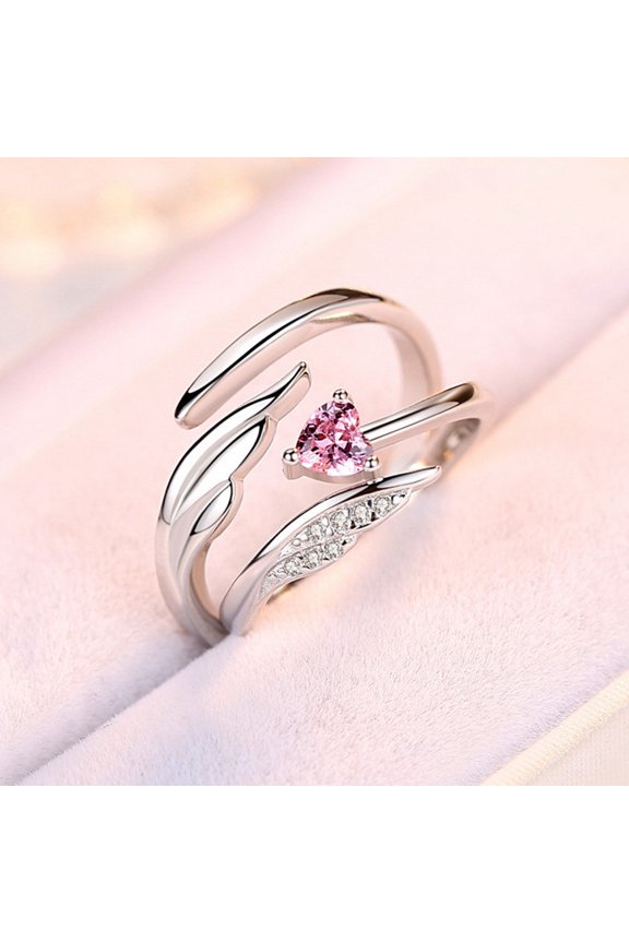 Copper Wing Shaped Decorative Finger for Couples, Stylish and Comfortable Jewelry Pair