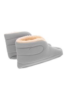 Waterproof Non-Slip Snow Boot Liners Light Grey for Hiking and Walking