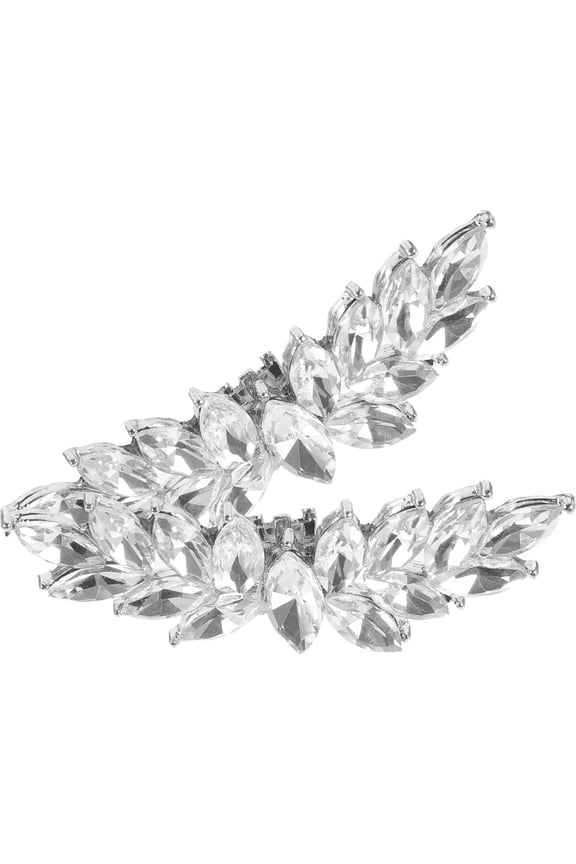 1 Pair Crystal Shoe Clips Rhinestone Accessories for Boots, Flats, Pumps and Heels Decoration